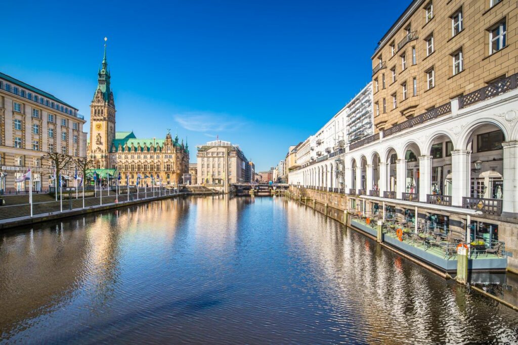 Alsterarkaden Venezianisches Flair in der Hamburger City