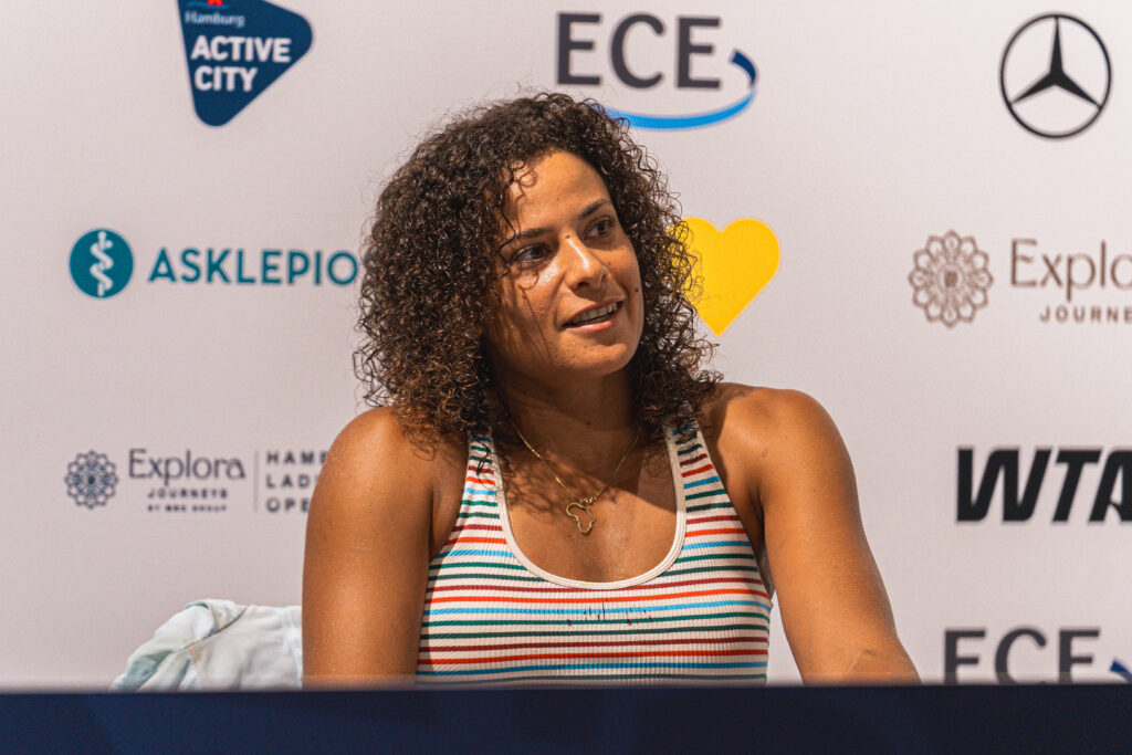 msc hamburg ladies open, pressekonferenz, mayr sherif(egy)